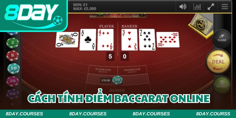Dễ dàng tính điểm của game bài Baccarat chỉ trong chốc lát